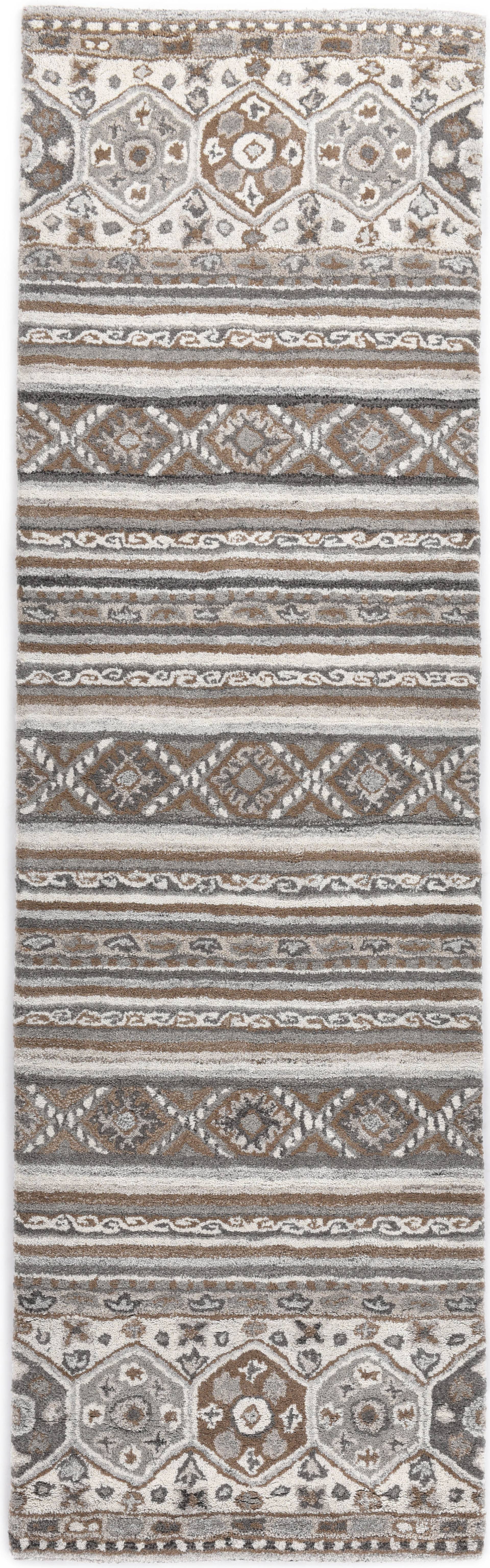 THEKO Wollteppich "Royal Shaal - 1719" rechteckig 120 mm Höhe Obermaterial: reine Wolle, handgetuftet, auch als Läufer von Theko