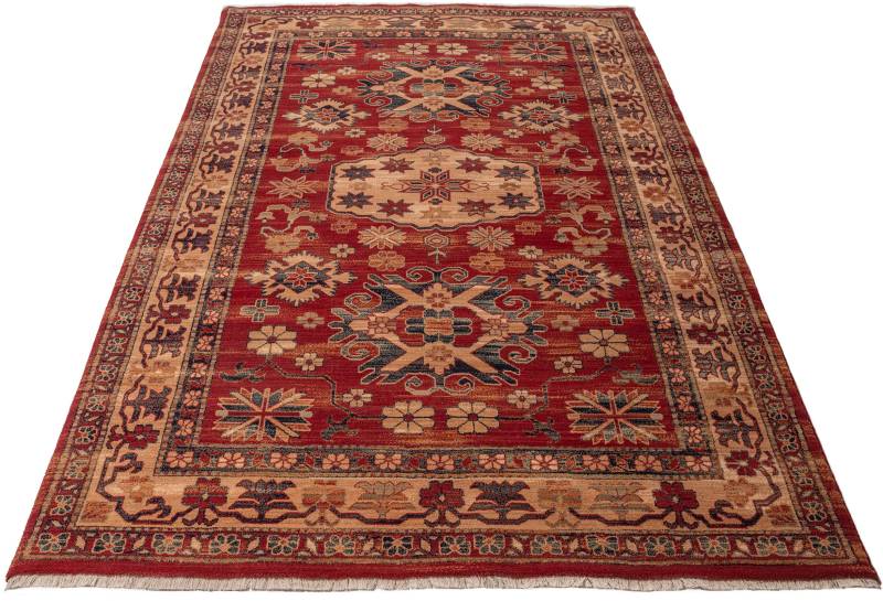 THEKO Wollteppich "Saharna 2856" rechteckig 12 mm Höhe reine Wolle, Orient-Optik, mit Fransen von Theko