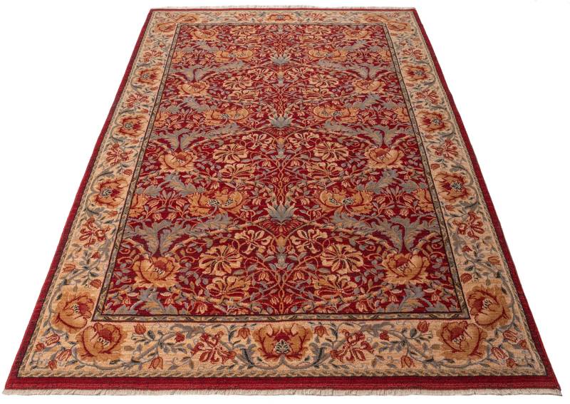 THEKO Wollteppich "Saharna 2968" rechteckig 10 mm Höhe reine Wolle, Orient-Optik, mit Fransen von Theko