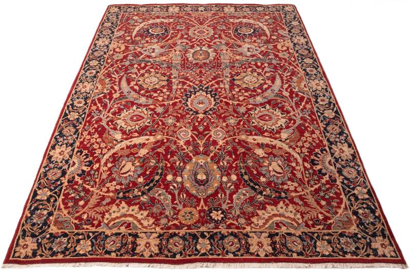 THEKO Wollteppich "Saharna 6650" rechteckig 10 mm Höhe reine Wolle, Orient-Optik, mit Fransen von Theko