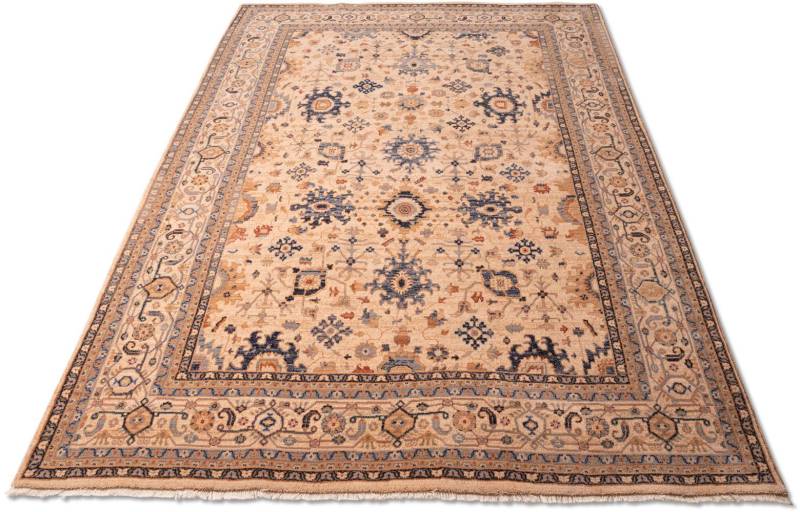 THEKO Wollteppich "Saharna 7521" rechteckig 12 mm Höhe reine Wolle, Orient-Optik, mit Fransen von Theko