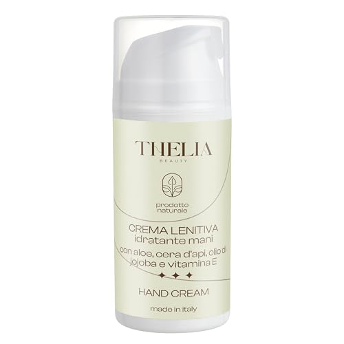 Thelia Beauty | Beruhigende feuchtigkeitsspendende Handcreme mit Aloe, Bienenwachs, Jojobaöl und Vitamin E, Naturprodukt ohne Parabene, dermatologisch getestet, Made in Italy, 100 ml von Thelia Beauty