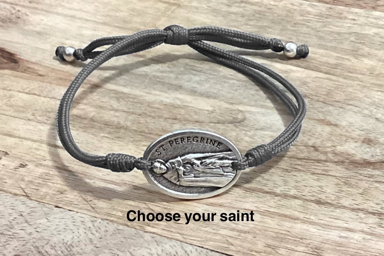 Armband St Peregrine, Schutzpatron Der Krebskranken, Geschenk Überlebenden, Des Krebses, Geschenke Hoffnung, Peregrine von Thelightjewelry