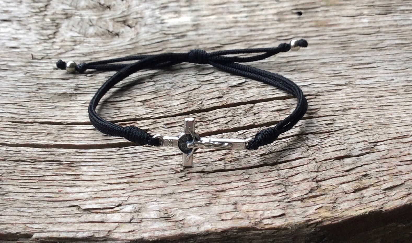 Kreuz Schnur Armband, Christian Mann Inspirierende Schmuck, Christliche Frauen Geschenk, Man Vatertagsgeschenk von Thelightjewelry