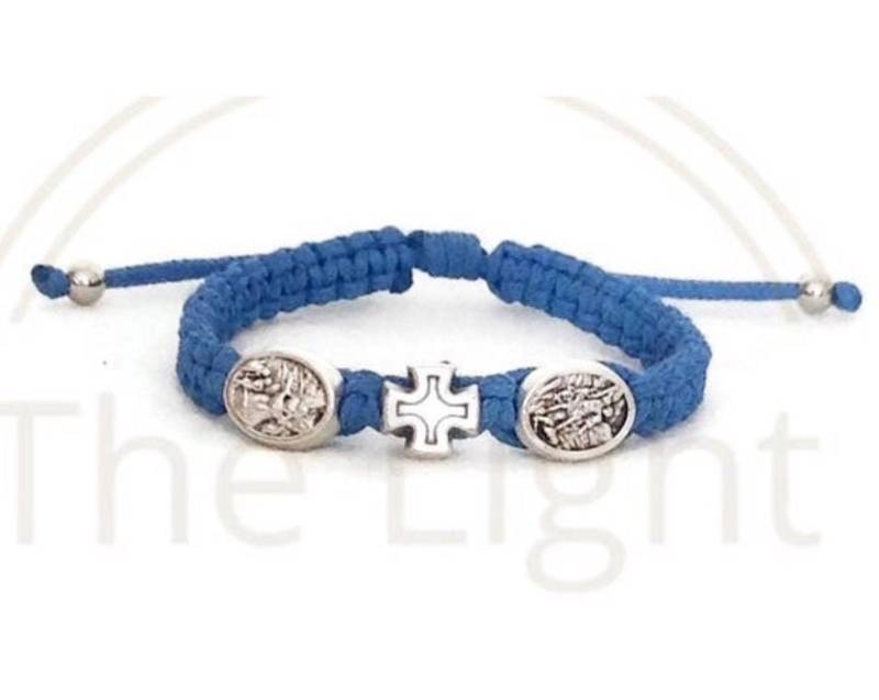 st Michael/Schutzengel Armband Für Kinder, Babyschutz, Kommuniongeschenk, Geschenk Patenkind, Baby von Thelightjewelry