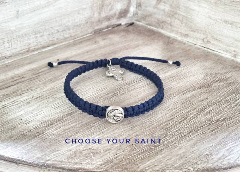 Antonius Armband, Michael Heiliges St Francis, Padre Pio, John Paul Ii, Konfirmationsgeschenk, Heilige Medaille von Thelightjewelry