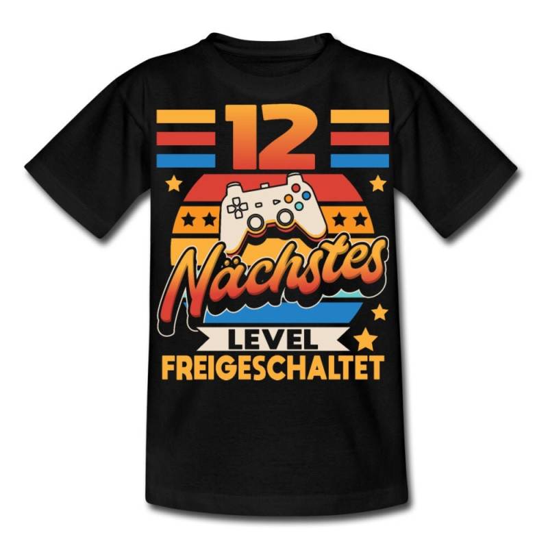 12. Geburtstag Junge Mädchen Geburtstagsshirt | Zwölfter Geschenk 12 Jahre Nächstes Level Freigeschaltet Geschenkidee Für Gamer von ThembaUndThando