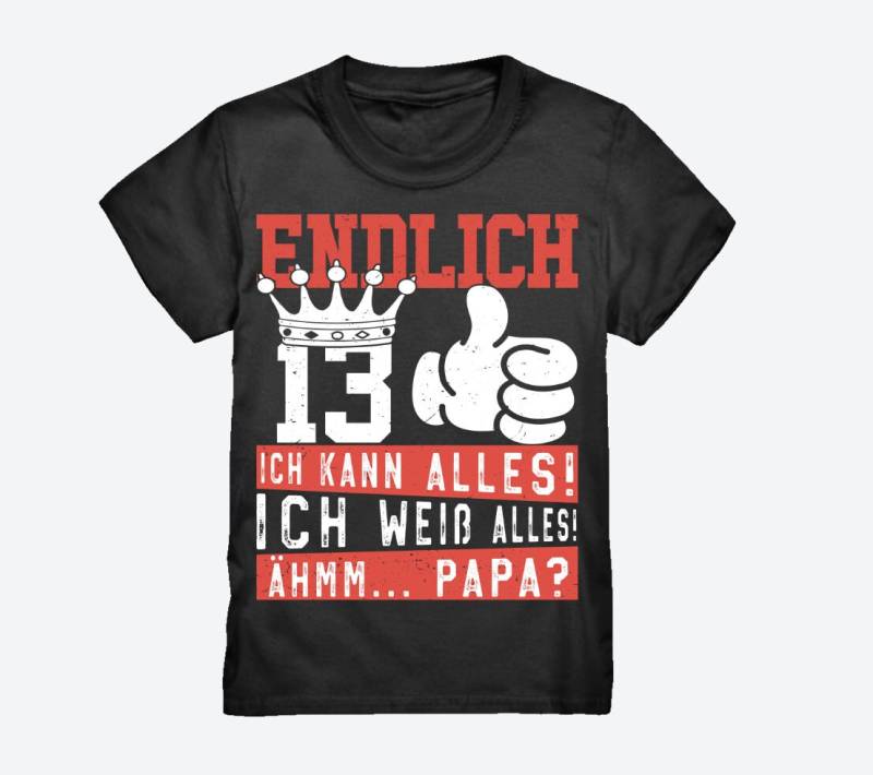 13. Geburtstag Junge Mädchen Geburtstagsshirt Dreizehnter Geschenk 13 Jahre Geschenkidee Teenager von ThembaUndThando
