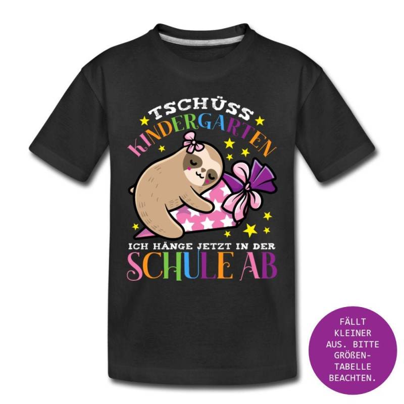 Einschulung Shirt 2025 Schulstart Kinder T-Shirt Mit Faultier & Schultüte Zuckertüte Erster Schultag Erstklässler Schulkind Kita Abschied von ThembaUndThando