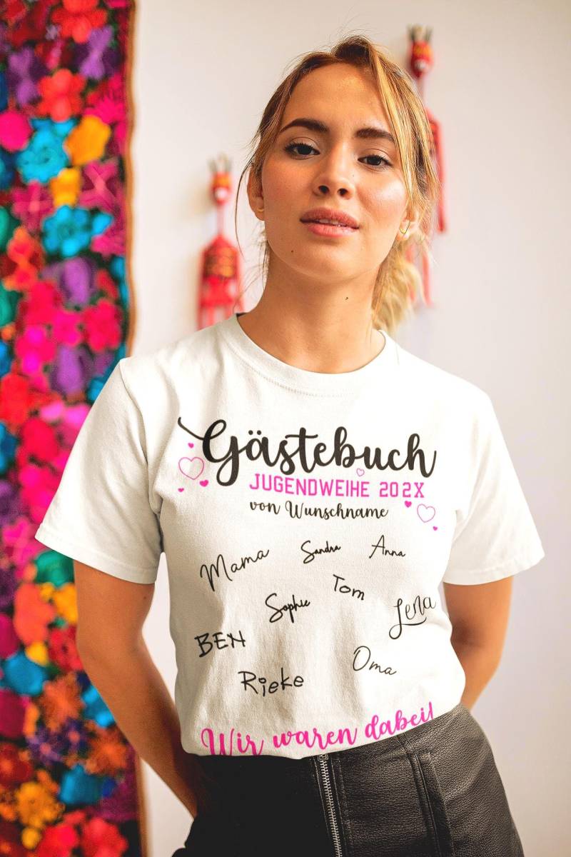 Jugendweihe 2025 Premium T-Shirt Geschenkidee Zur Mädchen Frau Gästebuch von ThembaUndThando