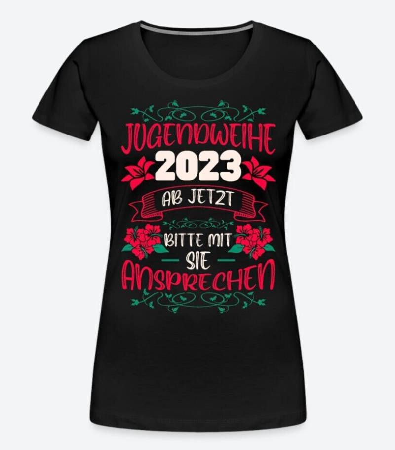 Jugendweihe 2025 Premium T-Shirt Geschenkidee Zur Mädchen Frau von ThembaUndThando