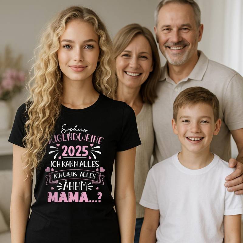 Jugendweihe 2025 Premium T-Shirt Geschenkidee Zur Mädchen Frau von ThembaUndThando