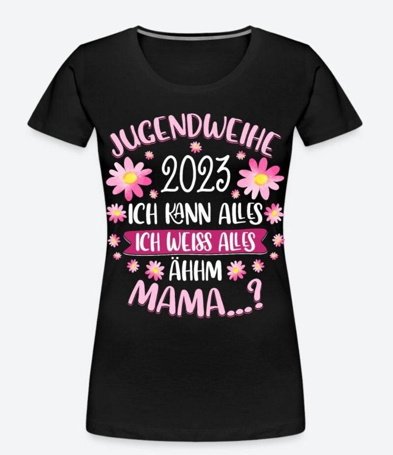 Jugendweihe 2025 Premium T-Shirt Geschenkidee Zur Mädchen Frau von ThembaUndThando