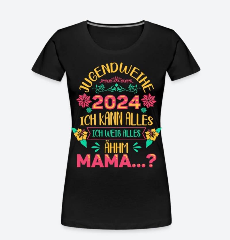 Jugendweihe 2025 Premium T-Shirt Geschenkidee Zur Mädchen Frau von ThembaUndThando