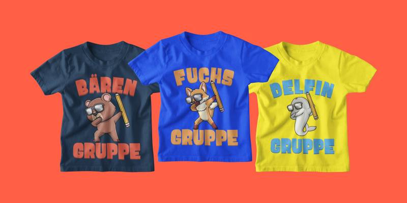 Kita Motiv Kindergarten Kindergartengruppe Design Individuell Gruppe Personalisierung Krippe Kindergärtnerin Team Geschenk von ThembaUndThando