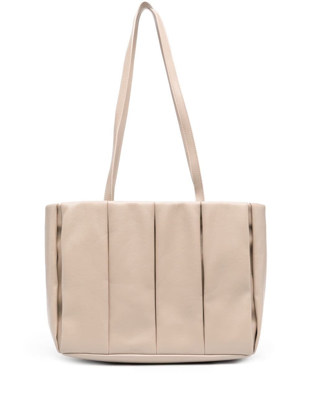 Themoirè Gerippte Handtasche - Nude von Themoirè