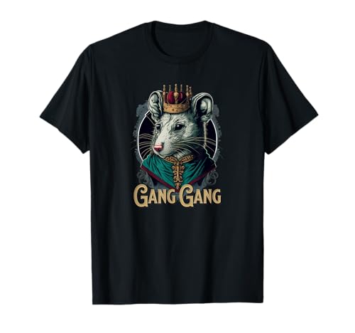 Gang Gang Lustiges Design für Männer und Frauen. T-Shirt von Theo Funny Gang Gifts and Apparel