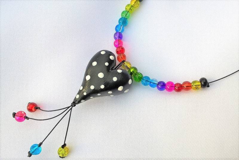 Kette Herz in Love Bunt von TheobaldSchmuck