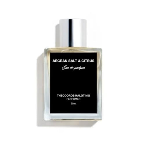 AEGEAN SALT & CITRUS Eau De Parfum 50 ml - Theodoros Kalotinis - Frischer Duft mit Noten ÄGÄISCHES SALZ, ZITRONE, GRAPEFRUIT. von Theodoros Kalotinis