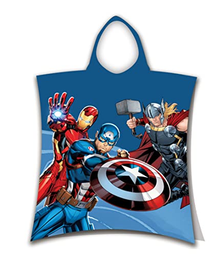 Theonoi Badetuch Bademantel Kapuzenhandtücher Kapuzen Poncho für Kinder tolles Geschenk Baumwolle (Avengers) von Theonoi