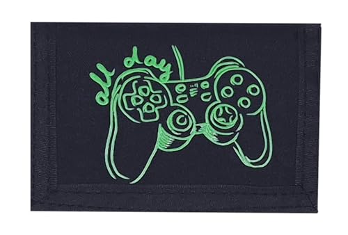 Theonoi Kinder Geldbörse/Geldbeutel/Portemonnaie/Brieftasche (Gamer Black) von Theonoi