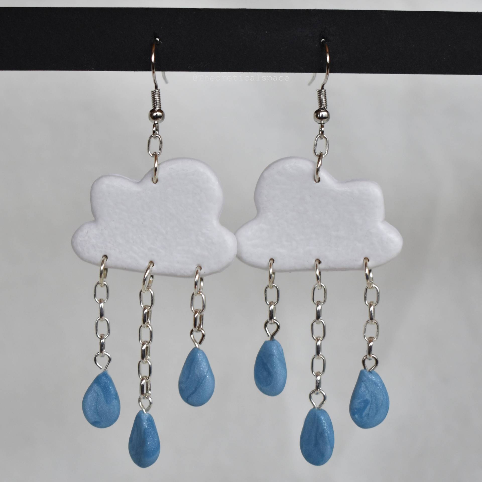 Ton Regenwolke Ohrringe Ton Regenwolke Ohrringe von TheoreticalSpace