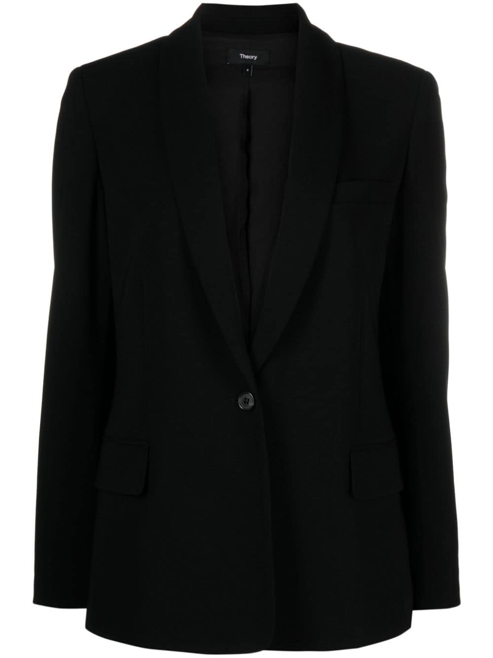 Theory Blazer mit Schalkragen - Schwarz von Theory