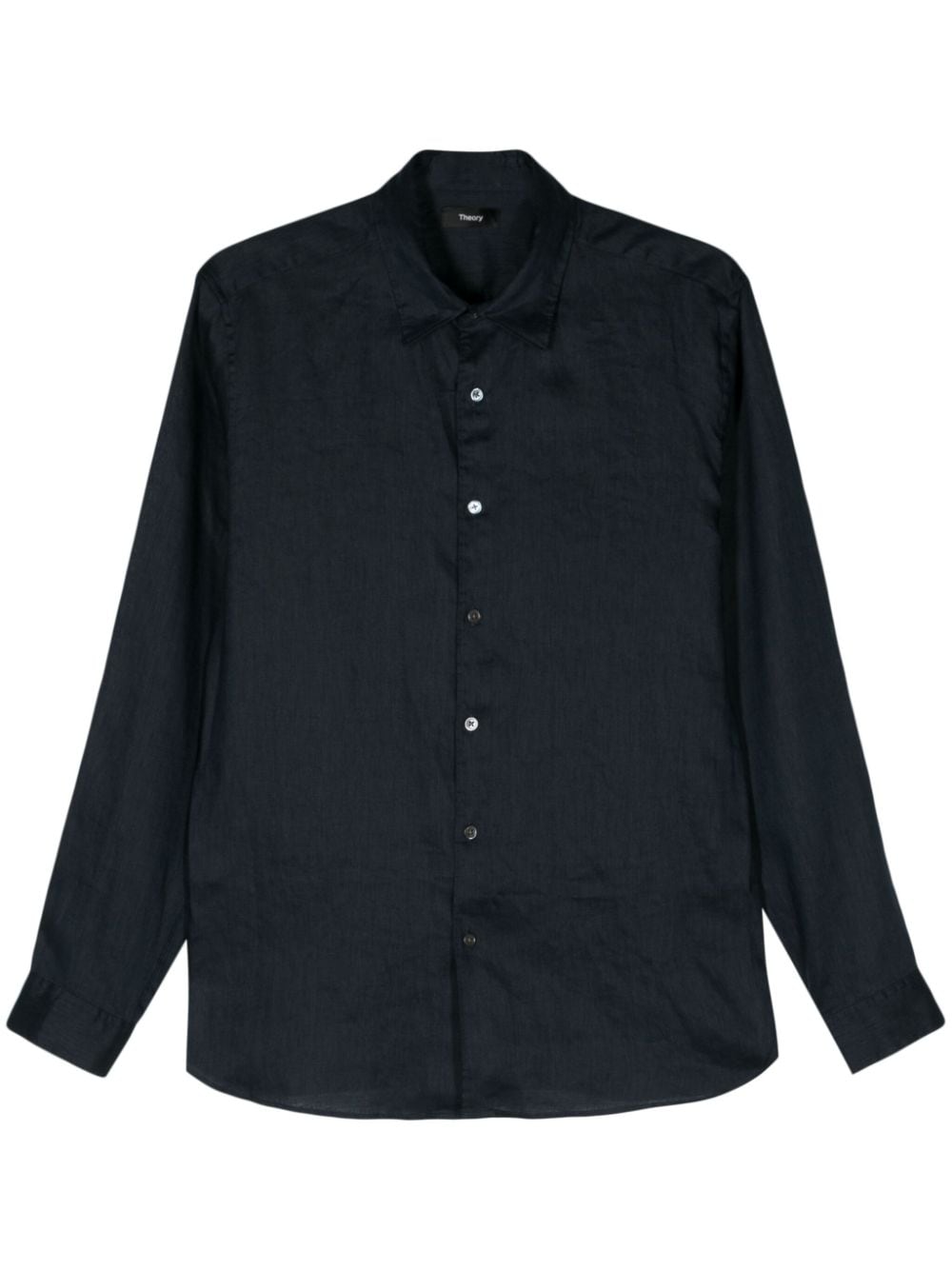 Theory Irving linen shirt - Blau von Theory