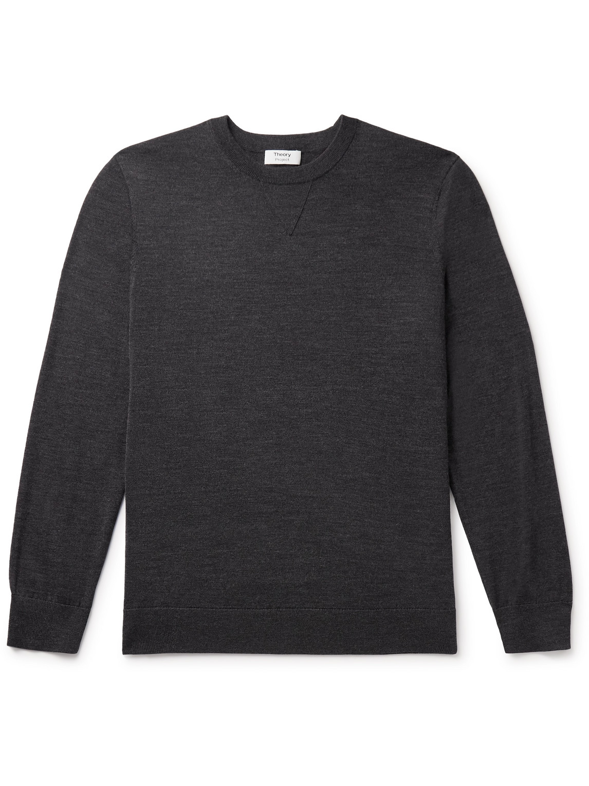 Theory - Lucas Ossendrijver Shell-Trimmed Merino Wool-Blend Sweater - Men - Black - XL von Theory