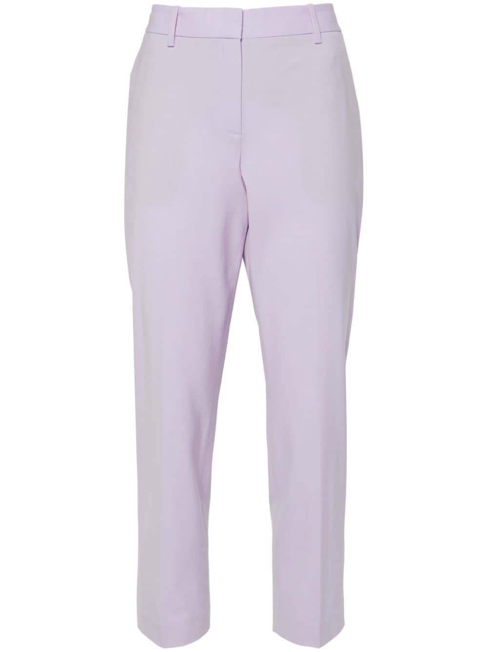 Theory Schmale Cropped-Hose - Violett von Theory