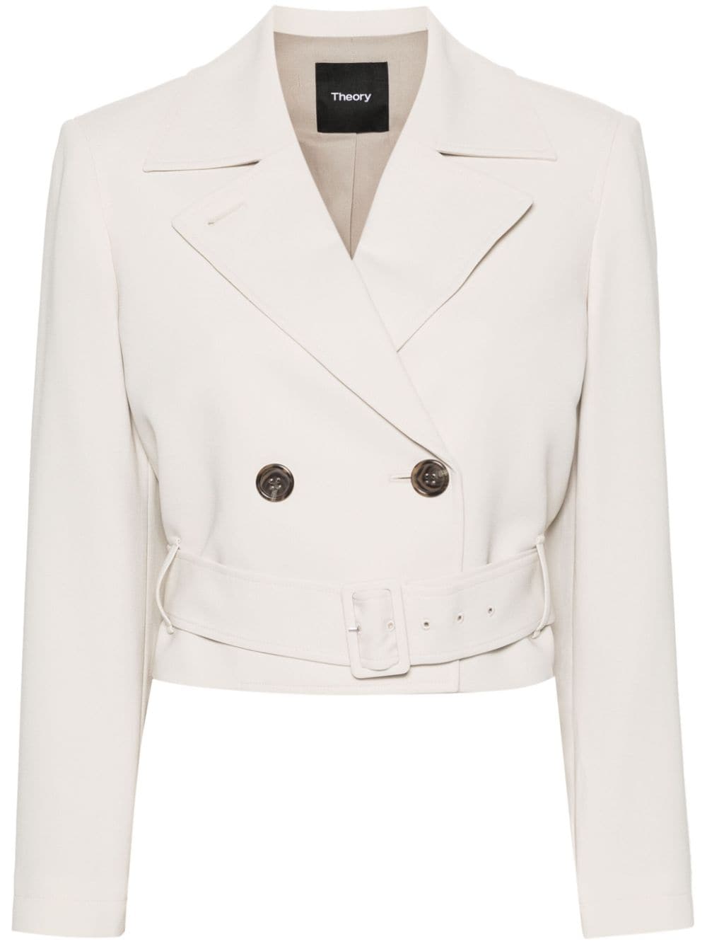 Theory Doppelreihiger Trenchcoat - Nude von Theory