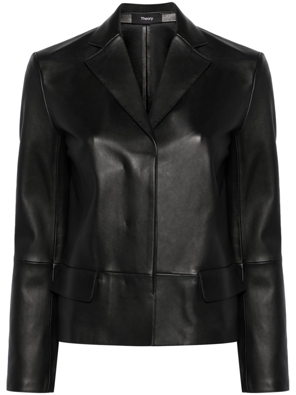 Theory Blazer mit fallendem Revers - Schwarz von Theory