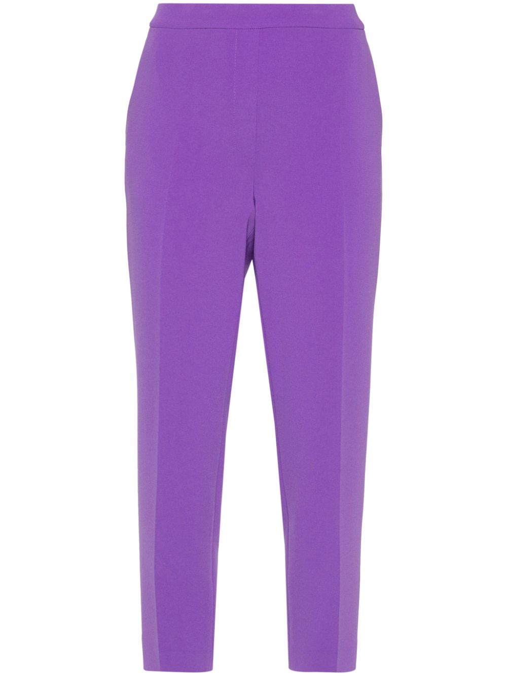 Theory Schmale Cropped-Krepphose - Violett von Theory