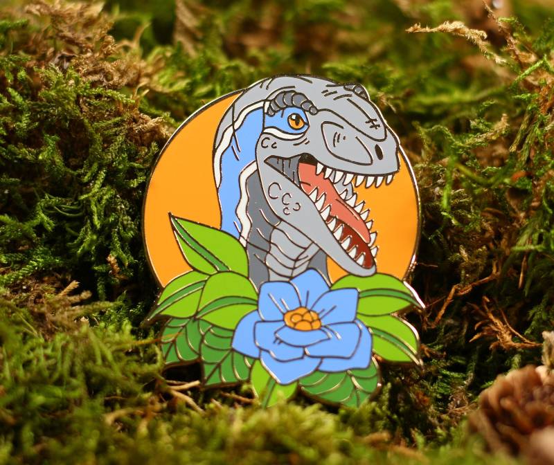 Blauer Raptor Pin - Jurassic Blauer Raptor Pin - Jurassic von TherbisStudio