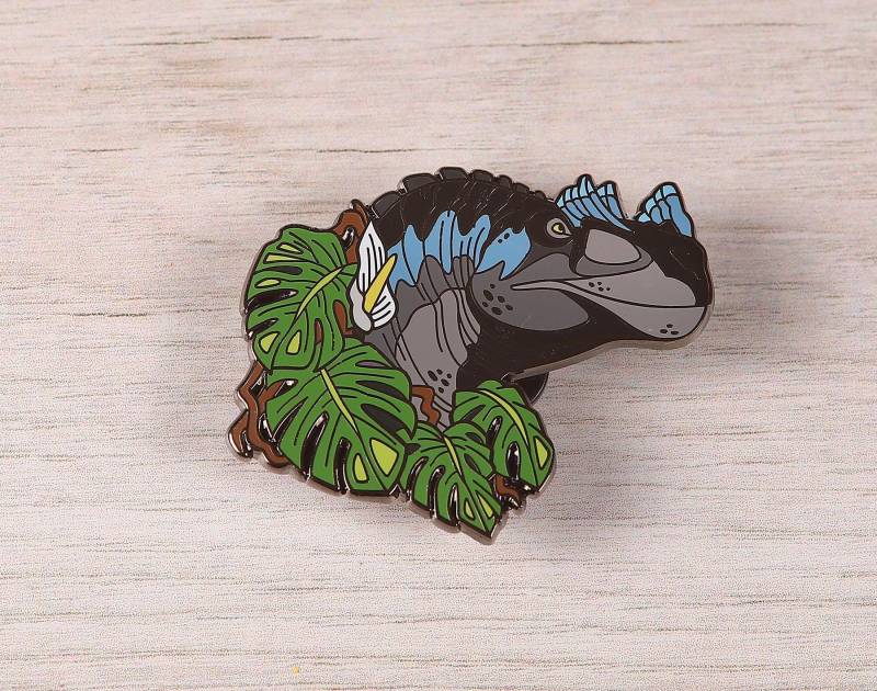 Ceratosaurus Pin Hard Emaille Dinosaurier Pin Ceratosaurus Pin Hard Emaille Dinosaurier Pin von TherbisStudio