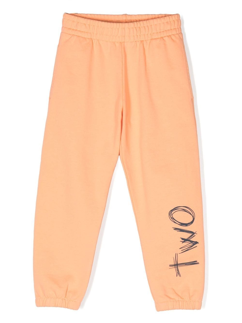 There Was One Kids Jogginghose mit Print - Orange von There Was One Kids