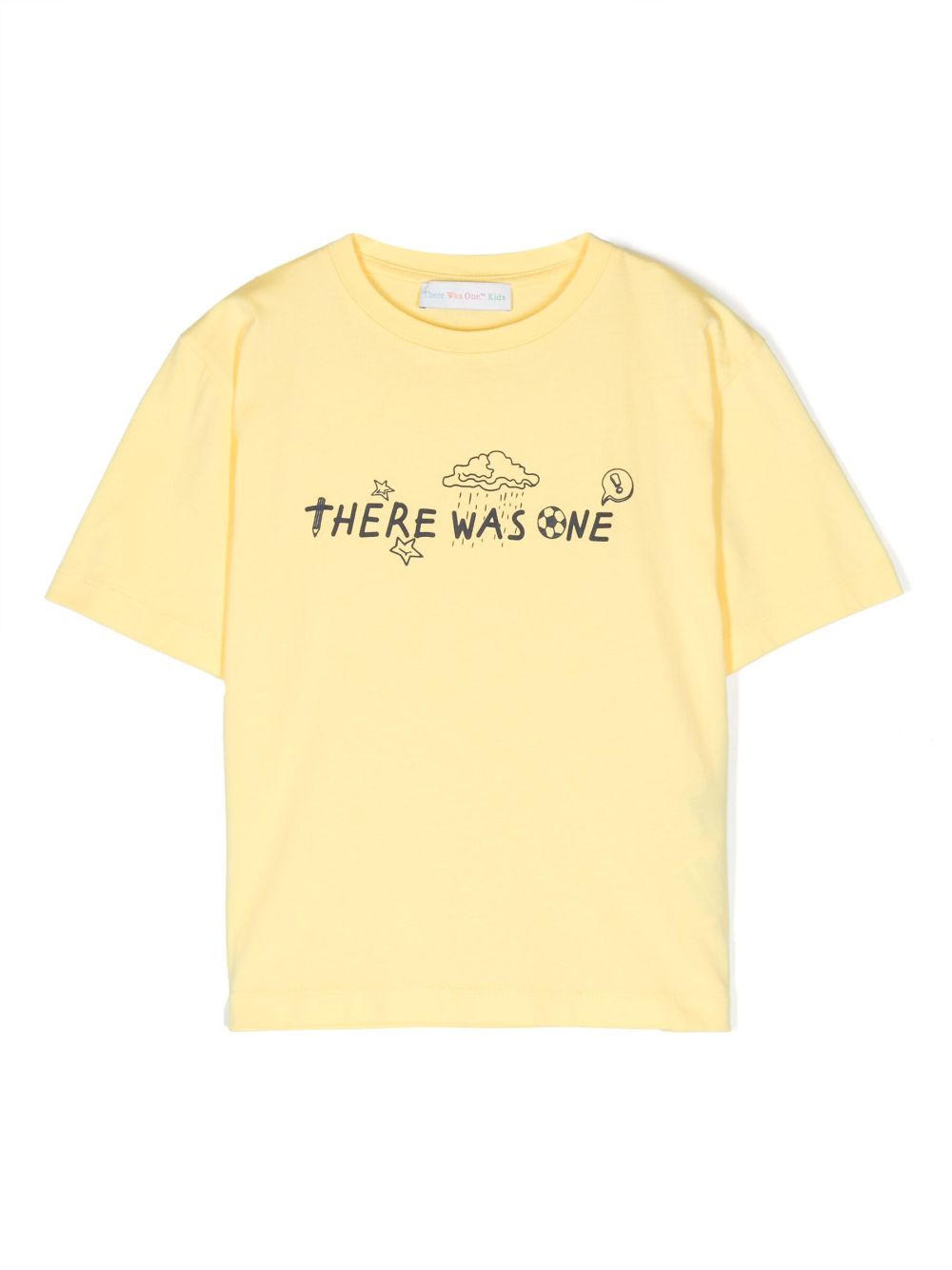 There Was One Kids T-Shirt mit Logo-Print - Gelb von There Was One Kids