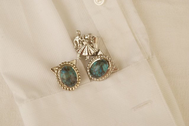 Sale Was 20 Vintage Square Dance Manschettenknöpfe Set von TheresaWellsStifel