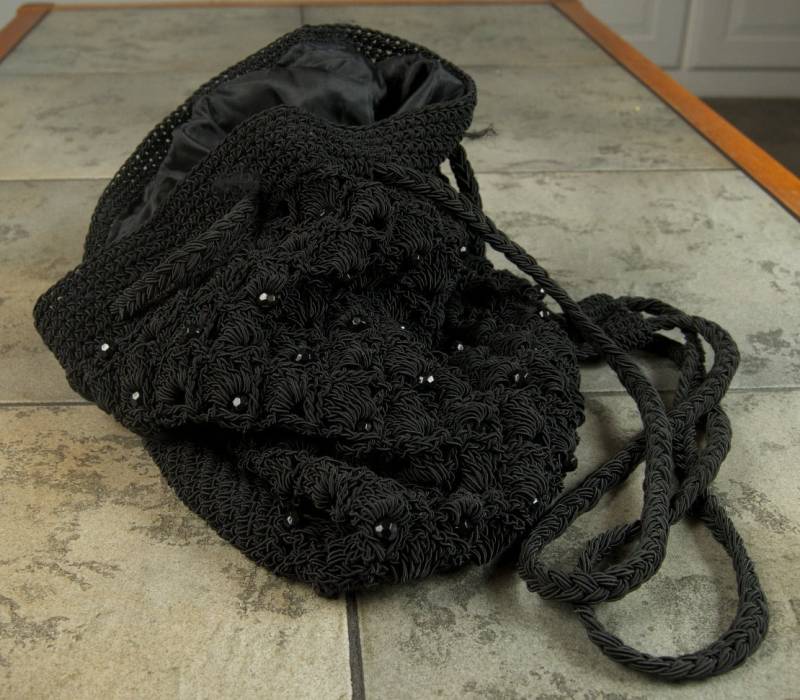 Vintage Corde "Rucksack Geldbörse von TheresaWellsStifel