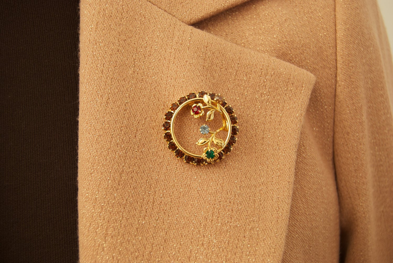 Vintage Strass Brosche von TheresaWellsStifel