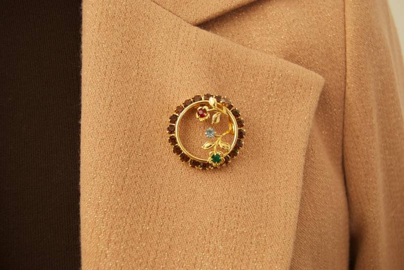 Vintage Strass Brosche von TheresaWellsStifel