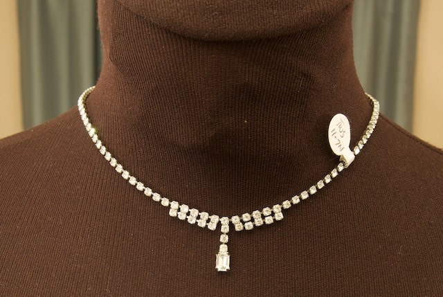 Vintage Strass Halsreif von TheresaWellsStifel