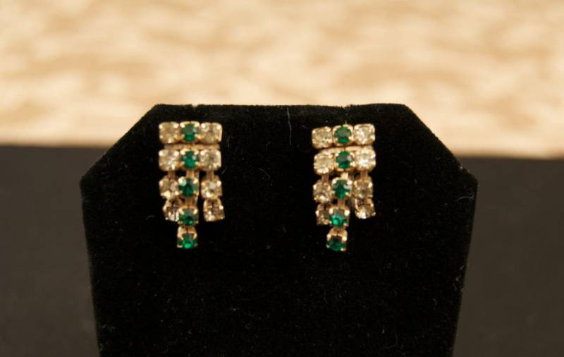 Vintage Strass Ohrclips von TheresaWellsStifel