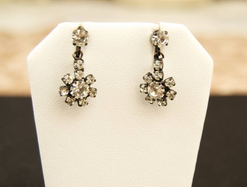 Vintage Strass Ohrclips von TheresaWellsStifel