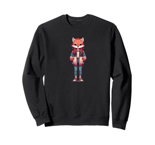Therian Fox Masked Kids Adventure Animal Rollenspiel Sweatshirt Therian Fox Masked Kids Adventure Animal Rollenspiel Sweatshirt von Therian Gear