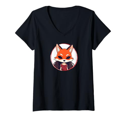 Damen Therianisches Zeug für die Schule T-Shirt mit V-Ausschnitt Damen Therianisches Zeug für die Schule T-Shirt mit V-Ausschnitt von Therian Stuff For Kids