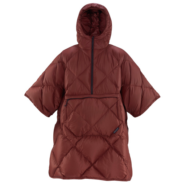 Therm-a-Rest - Honcho Poncho Down - Poncho Gr One Size rot von Therm-A-Rest