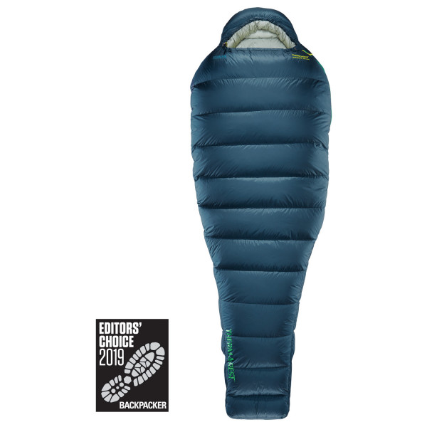Therm-a-Rest - Hyperion 20°F / -6°C UL Bag - Daunenschlafsack Gr für Körperlänge 170-183 cm - Regular deep pacific von Therm-A-Rest