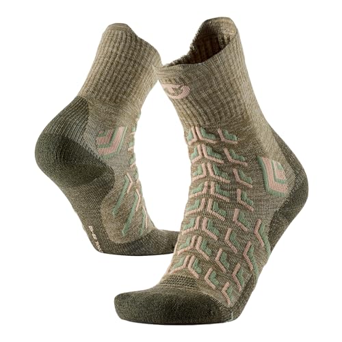 therm-ic Women's Trek Cool Crew Lady Socken, Green, 36 von Therm-ic