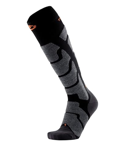 therm-ic Unisex Insulation Ski Socken, Black, 41 von Therm-ic